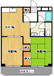 クレール市川の物件間取画像